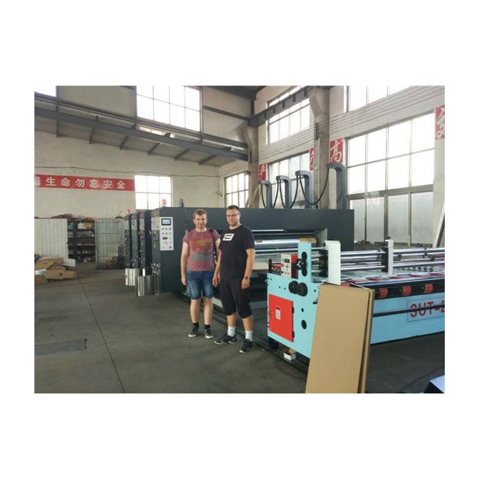 WD-series chain feeder  printing slotting die cutting machine
