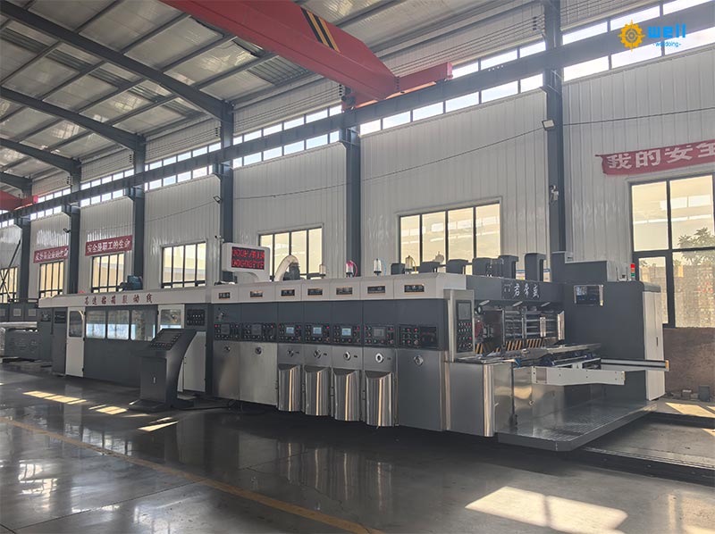 Operating steps of ink printing slotting die cutting machine