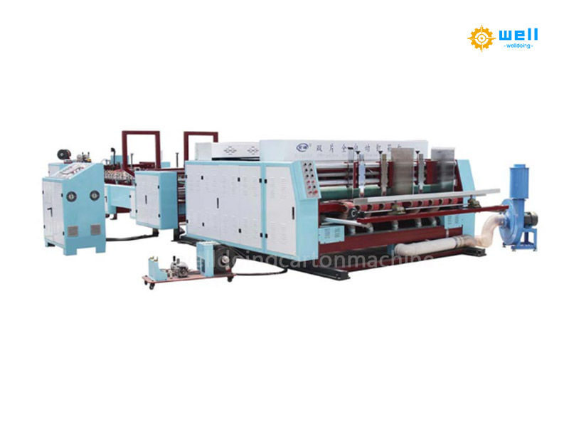 automatic double piece carton stitching machine-WELLDOING Machinery