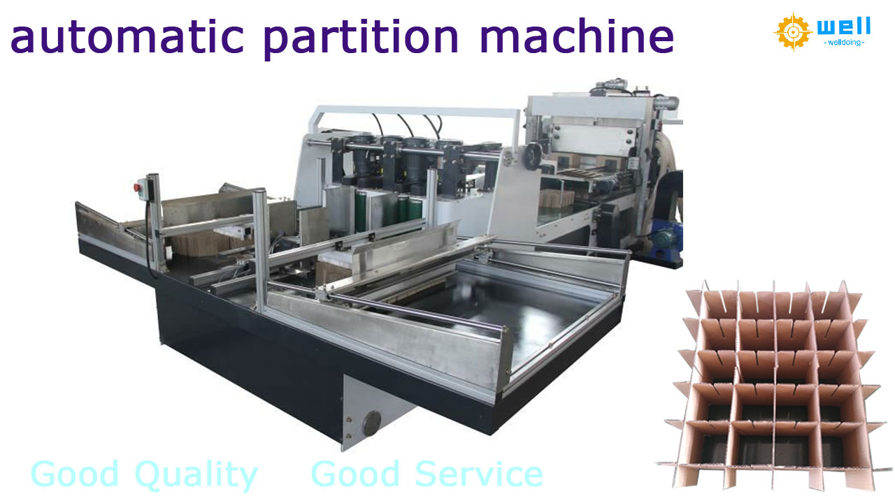 WD-Full Auto Partition Assembly Machine, No Manual Gluing For Corrugated Partitions