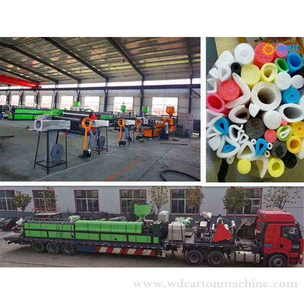 Automatic EPE Foam Rod Production Line [WELLDOING Machinery]