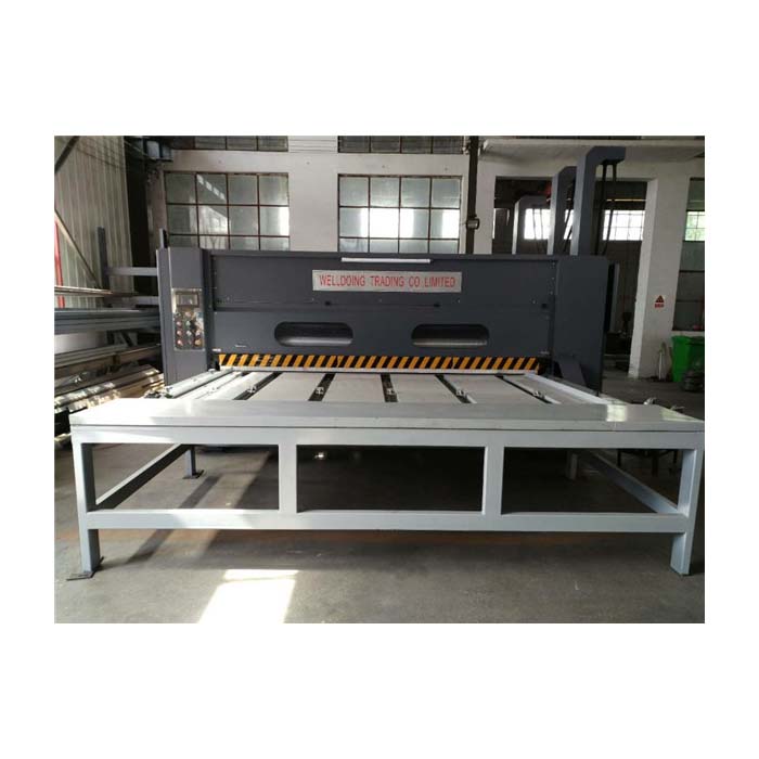 semi-automatic printing slotting die cutting machine - Welldoing trading limited