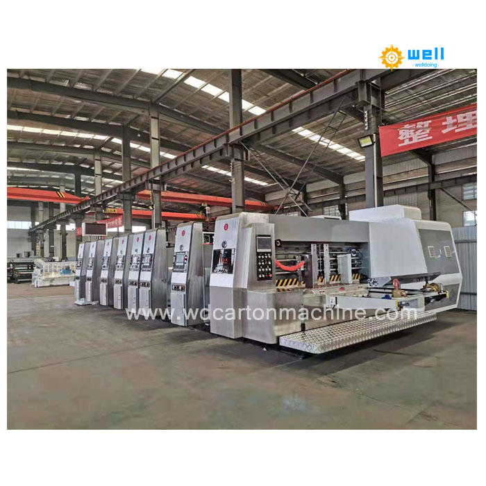 automatic flexo printing die cutting slotting machine