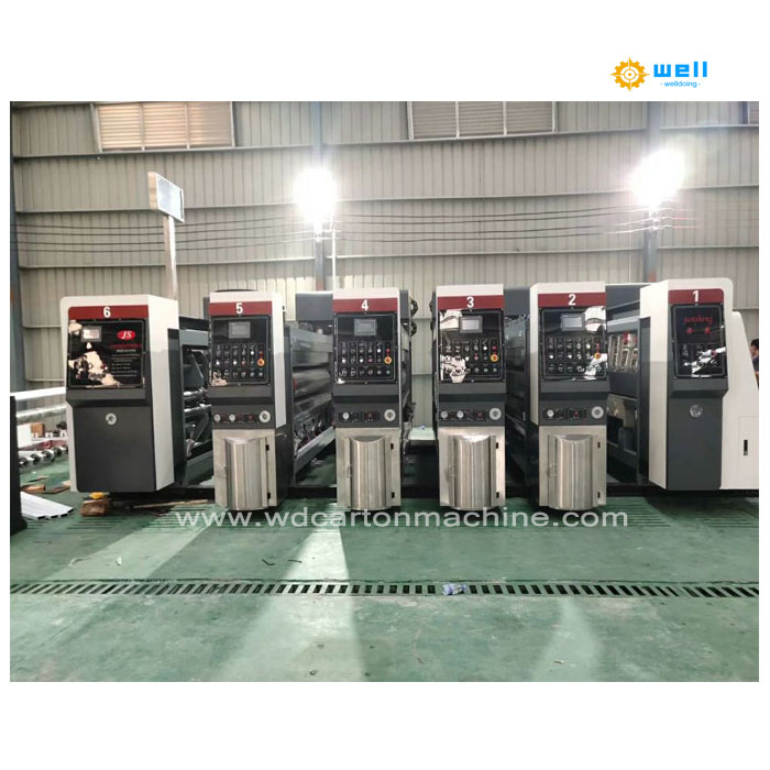 corrugated cardboard flexo printing die cutting slotting machine