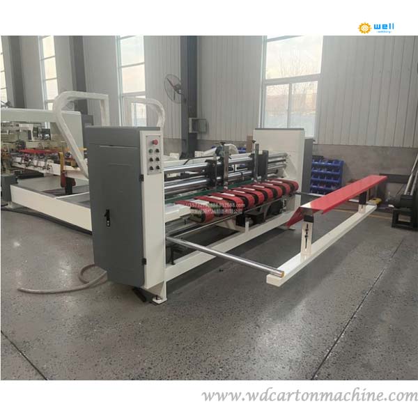 Fully automatic carton folder gluer machine