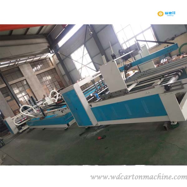 corrugated milk / fruit / drink / gift /  medicine paper carton folder guler machine