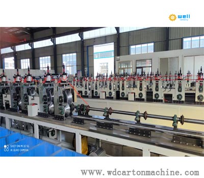 Paper edge protector board machine [WELLDOING MACHINERY]