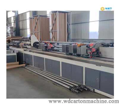 High efficiency paper core cutting machine