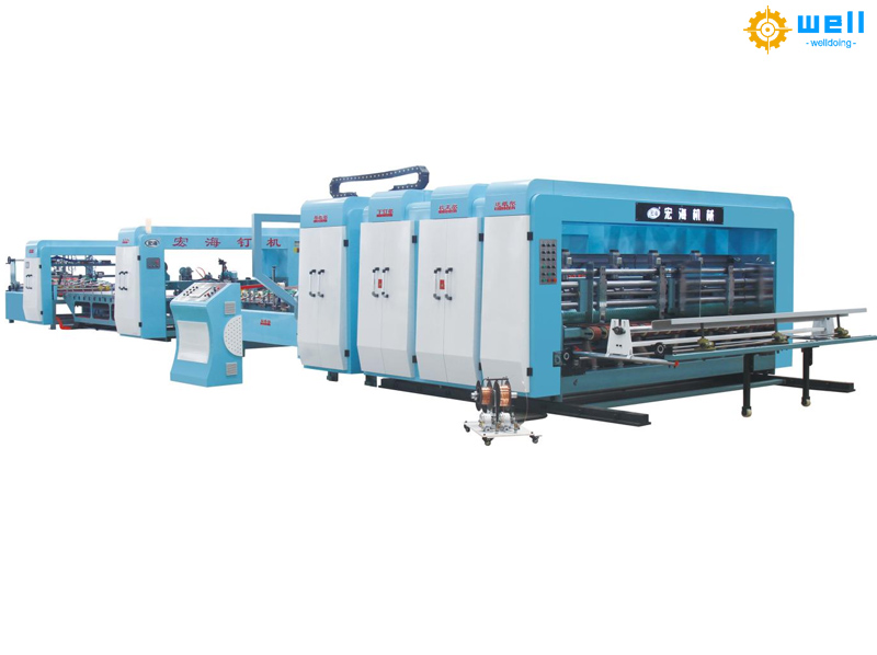 Working principle of full automatic carton stitching machine