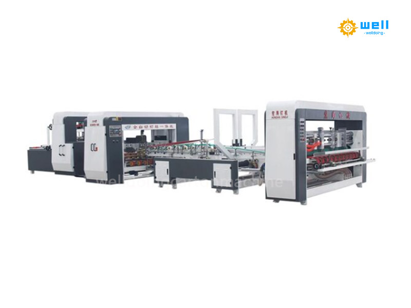 Automatic carton stitching machine
