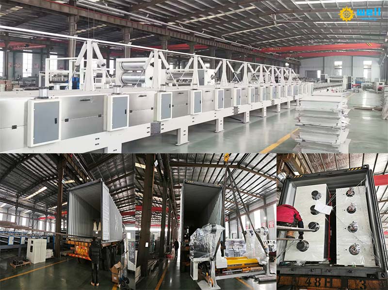 Productivity of the fully automatic grey cardboard production line