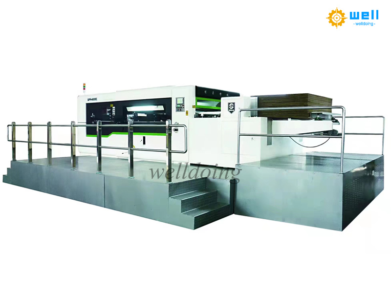 Flatbed die cutting and creasing machine {WELLDOING Machinery}