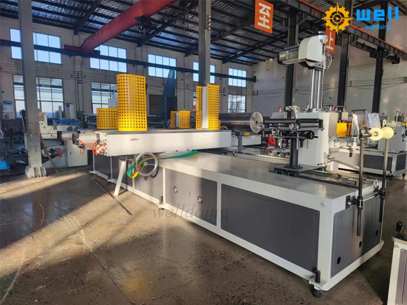 Startup of paper tube making machinery