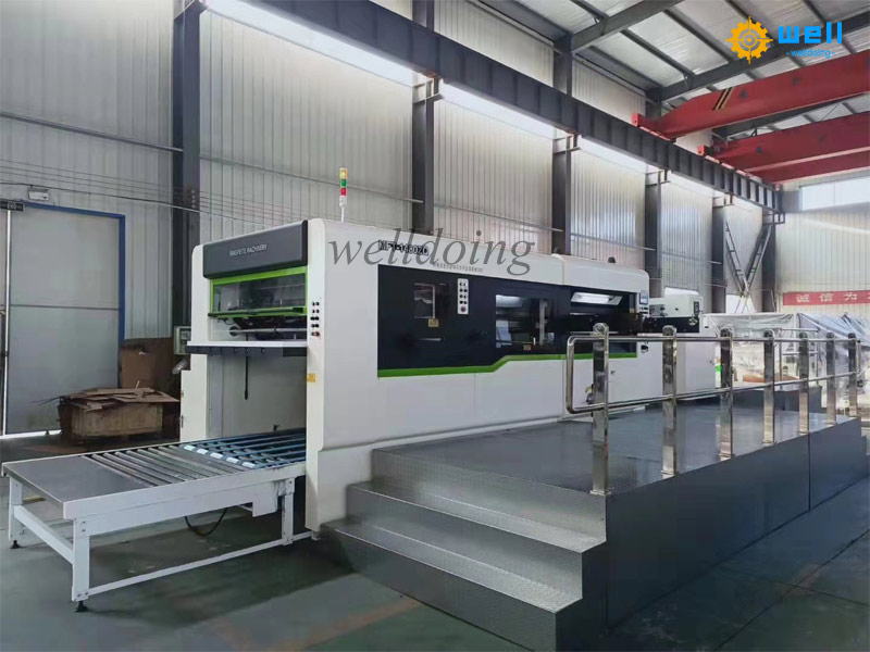 automatic lead edge flat bed die cutting machine