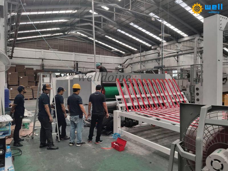 The multifunctional paper box ink printing machine