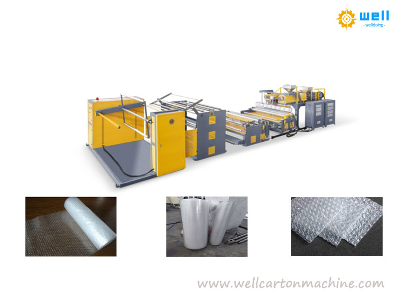 Eco-friendly Air Bubble Film Making Equipment Recycled Raw Material Available