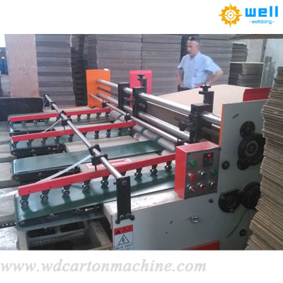 2 color semi automatic flexo printer slotter die cutter machine