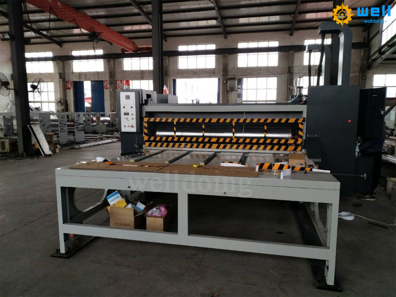 semi-automatic ink printing slotting die cutting machine